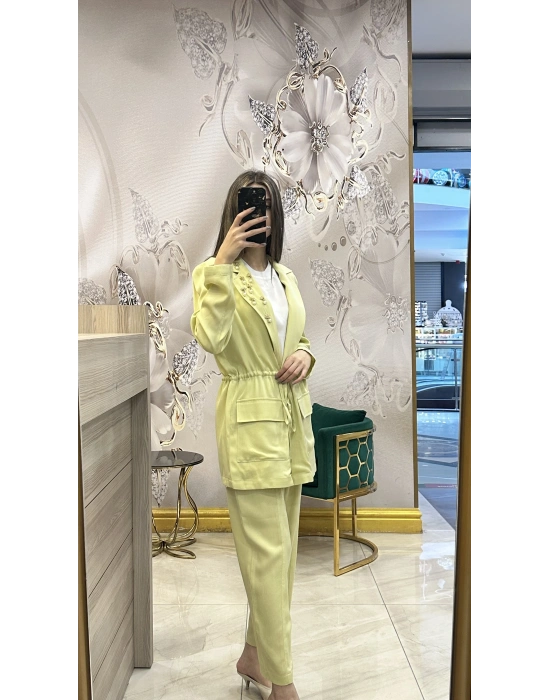 Venöve 25SSCEK0022 Sarı Tara Takım