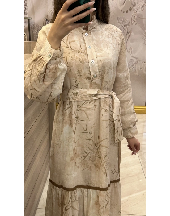 Venöve 25SSELB0002 Bej Elbise