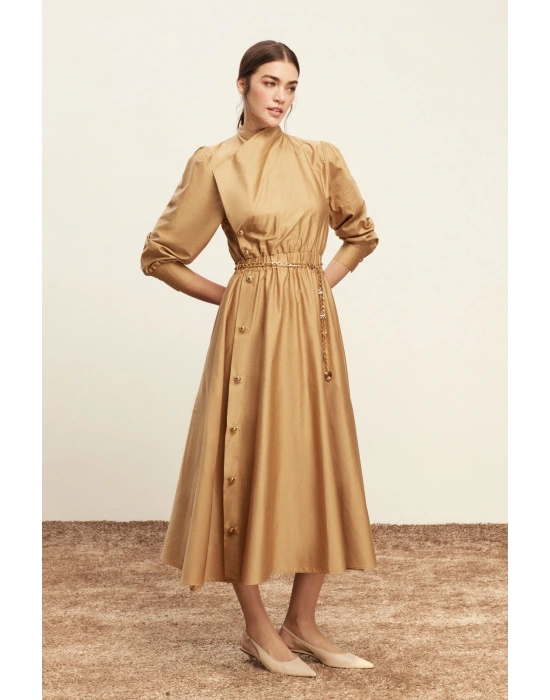 Venöve 25SSELB0018 Camel Kristen Elbise