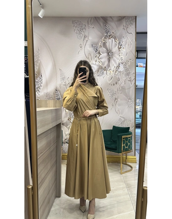 Venöve 25SSELB0018 Camel Kristen Elbise