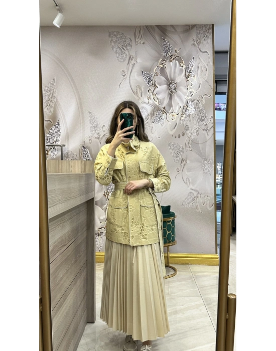 Venöve 25SSETE0002 Bej Brandi Etek