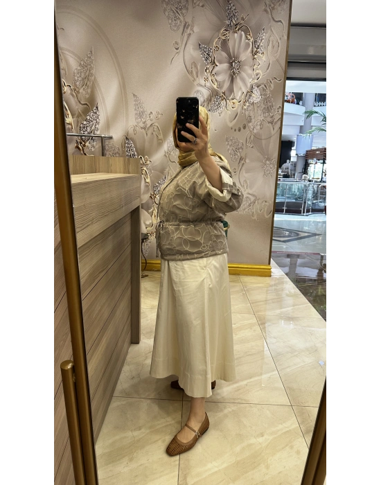 Venöve 25SSETE0006 Krem Lucy Etek