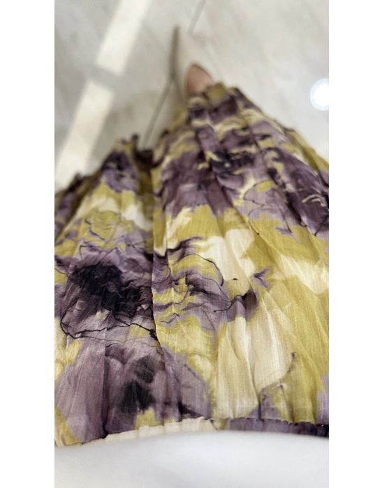 Venöve 25SSETE0013 Yeşil Miara Etek