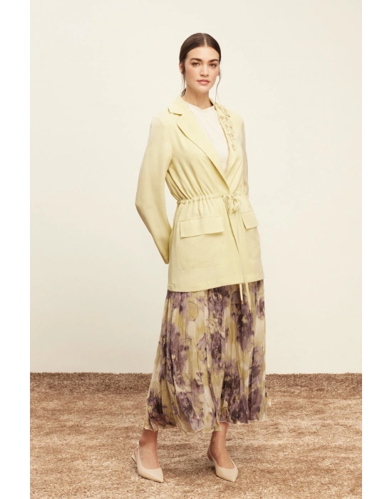 Venöve 25SSETE0013 Yeşil Miara Etek