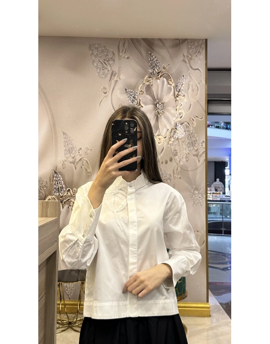 Venöve 25SSGOM0010 Beyaz April Gömlek