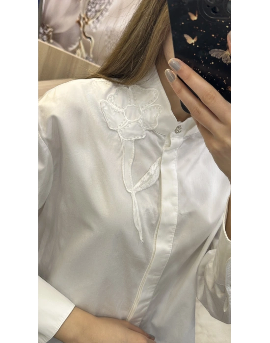 Venöve 25SSGOM0010 Beyaz April Gömlek