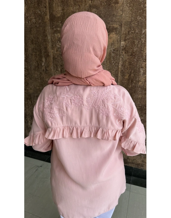 Venöve 25SSGOM0011 Emili Gömlek Pembe