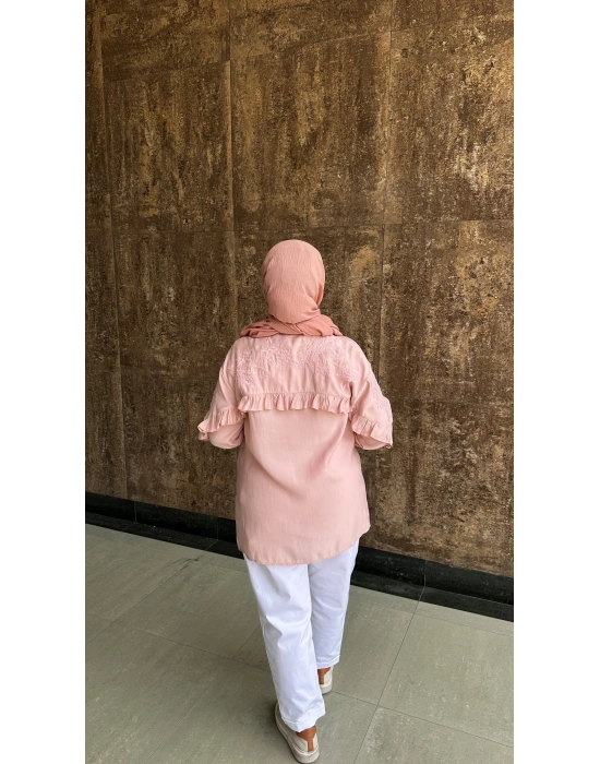 Venöve 25SSGOM0011 Emili Gömlek Pembe