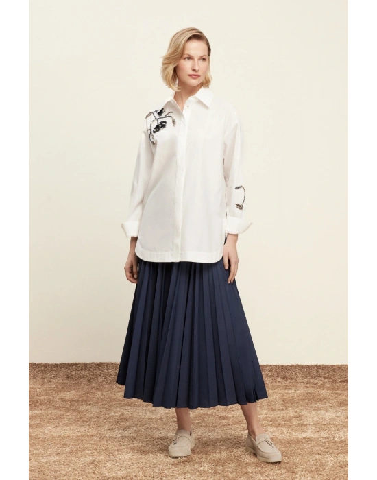 Venöve 25SSGOM0018 Beyaz Maddy Gömlek