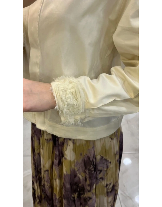 Venöve 25SSGOM0026 Sarı Bonnie Gömlek