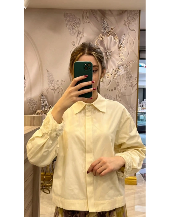 Venöve 25SSGOM0026 Sarı Bonnie Gömlek