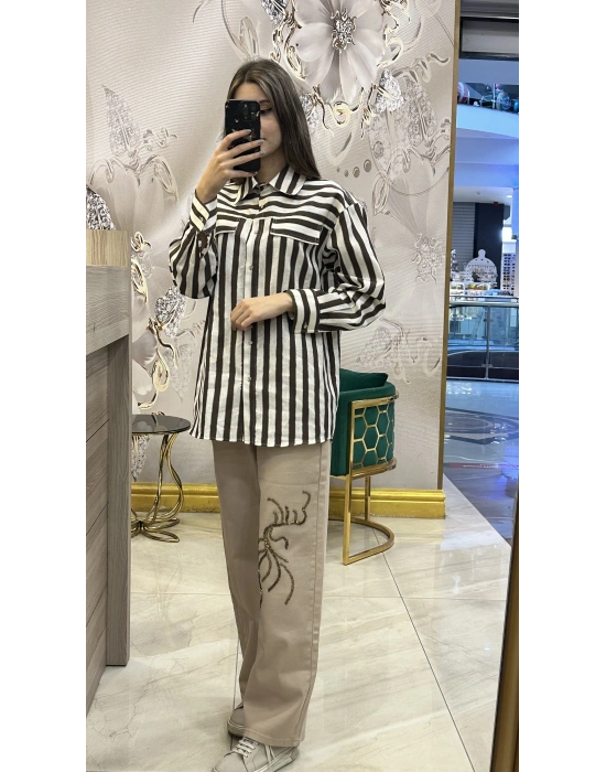 Venöve 25SSPNT0020 Bej Emily Pantolon