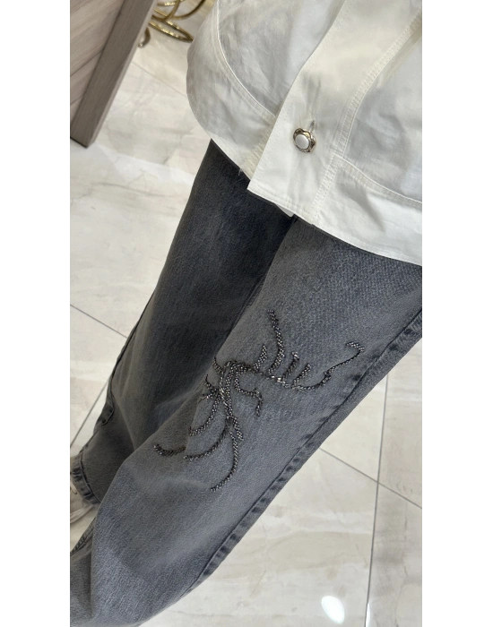 Venöve 25SSPNT0020 Gri Emily Pantolon