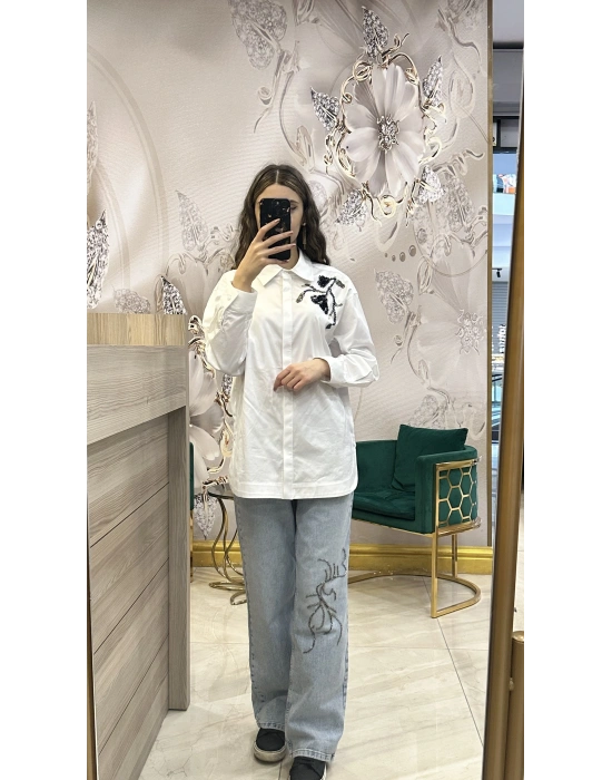 Venöve 25SSPNT0020 Mavi Emily Pantolon