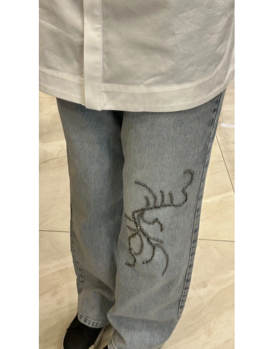 Venöve 25SSPNT0020 Mavi Emily Pantolon