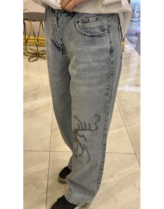 Venöve 25SSPNT0020 Mavi Emily Pantolon