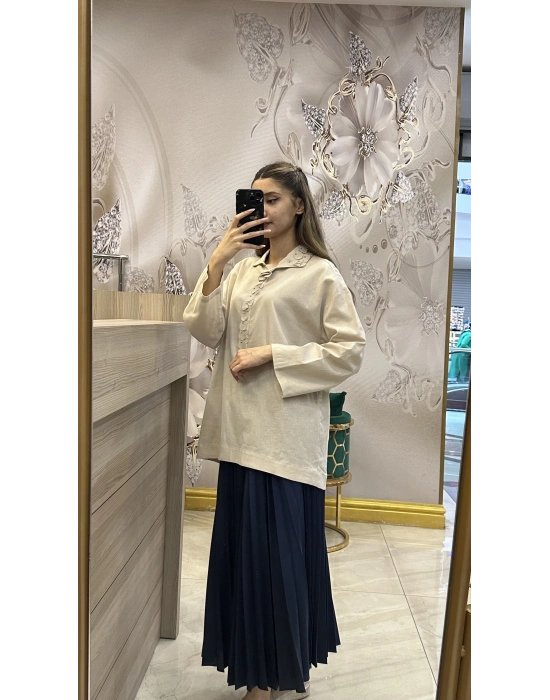 Venöve 25SSTUN0004 Bej Tunik