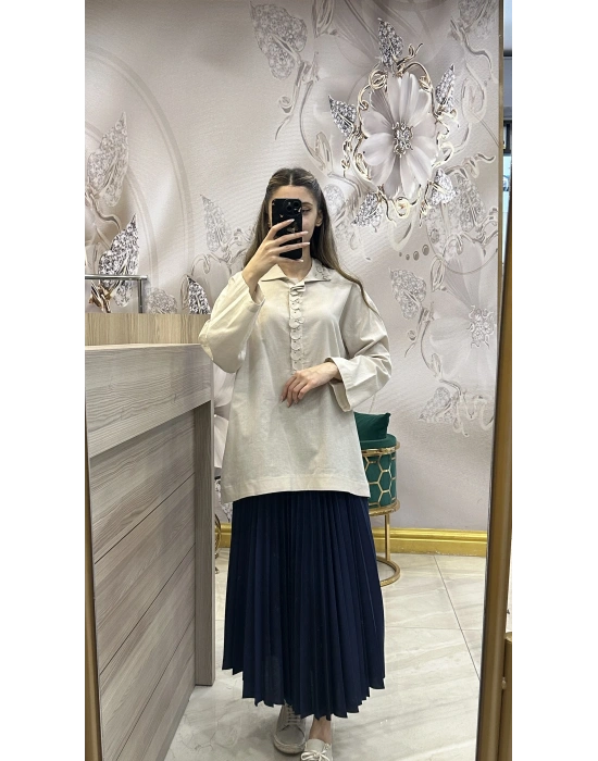 Venöve 25SSTUN0004 Bej Tunik