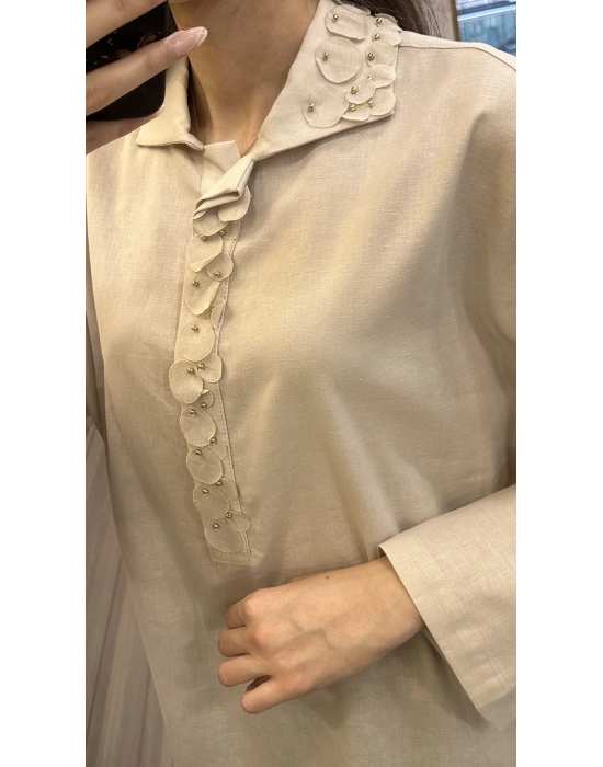 Venöve 25SSTUN0004 Bej Tunik