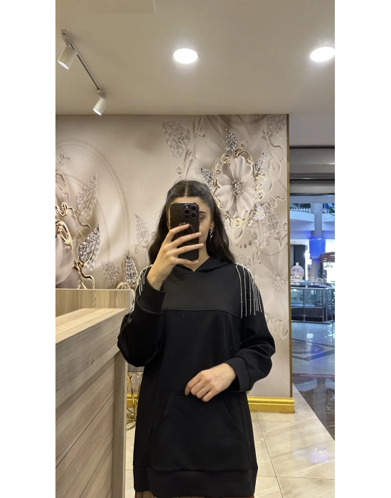 Venöve 25WSWE0013 RUBİ SWEAT SiYAH