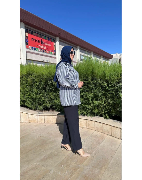 Venöve 26FWPNT0041 Lacivert Avolon Pantolon