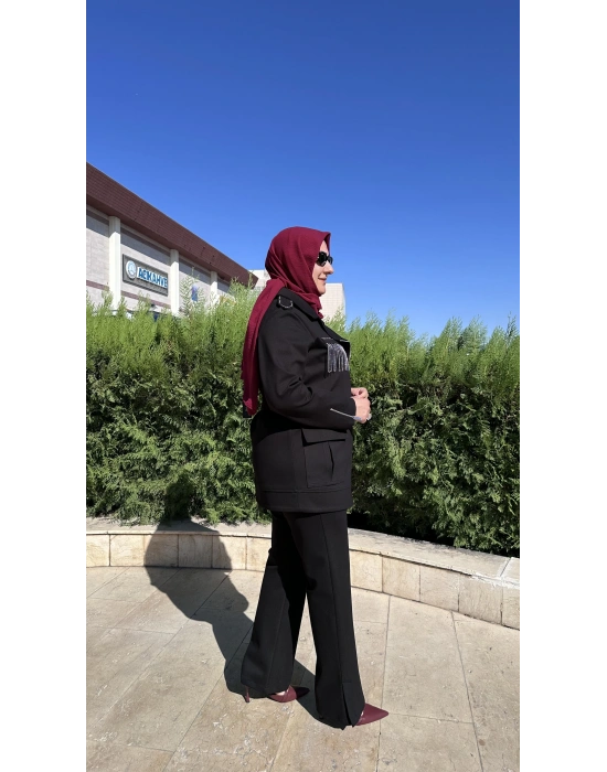 Venöve IVY takım Siyah