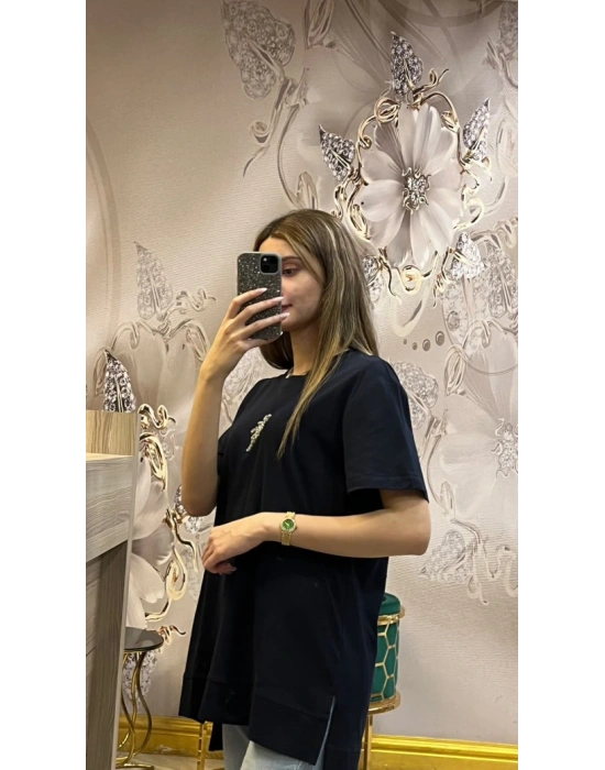 Venöve LOLA TSHIRT LACİVERT