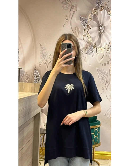 Venöve LOLA TSHIRT LACİVERT
