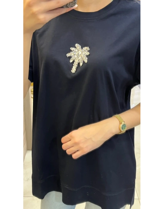 Venöve LOLA TSHIRT LACİVERT