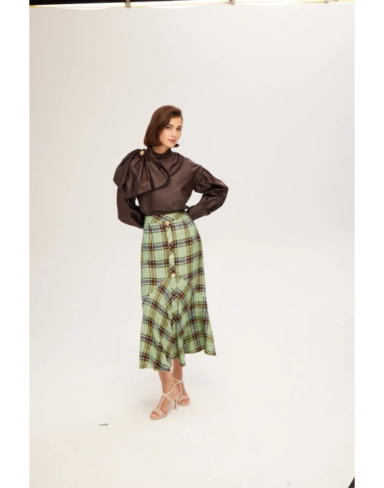 Venöve Riban Gömlek kahverengi