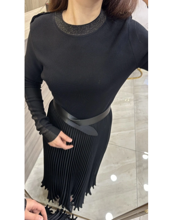 Venöve Tadic Elbise Siyah 24sselb0031