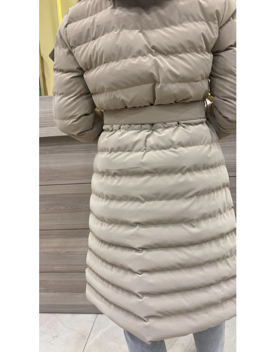 Womania İbiza Kadife Efektli Bej