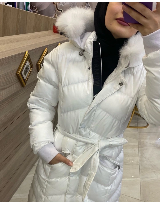 WOMANİA MONT X JACKET BEYAZ