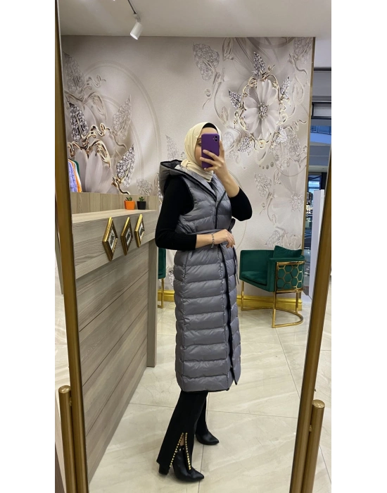 WOMANİA YELEK BARCELONA GRİ