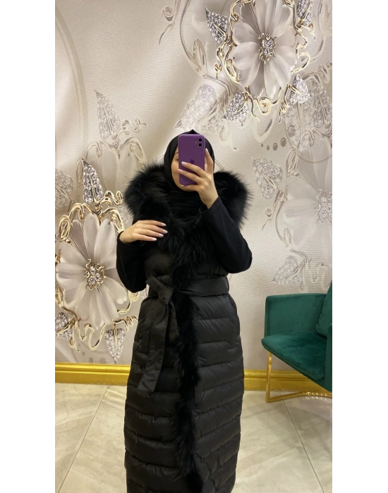 WOMANİA YELEK HAUTE COUTURE SİYAH