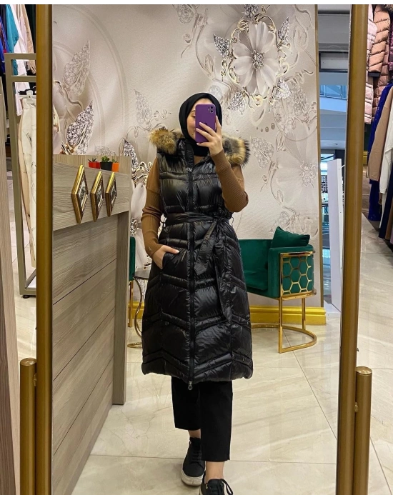 WOMANİA YELEK NAPOLİ SİYAH