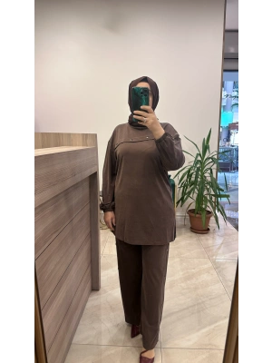 Magazin 4907 Tensel Takım Kahverengi