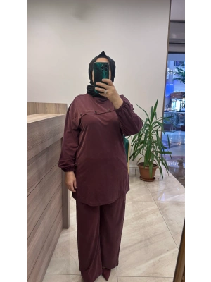 Magazin 4907 Tensel Takım Bordo