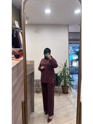 Magazin 4437 Tensel Takım Bordo