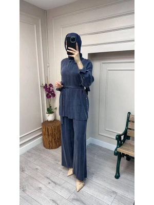 Ayd İpek Takım Lacivert