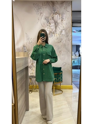 Ayd Tencel Gömlek Yeşil