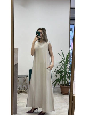 Ceremony 6703 Kolsuz Tam boy elbise .Taş