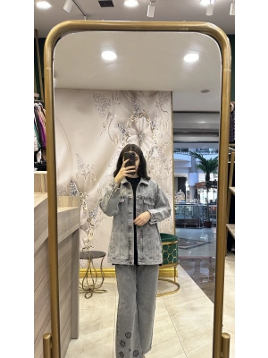 Ghisa 4YGSCKT3842 Gri Kot Ceket