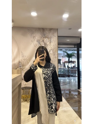 Ghisa 5KGSTNK4799 Siyah-Bej Gömlek