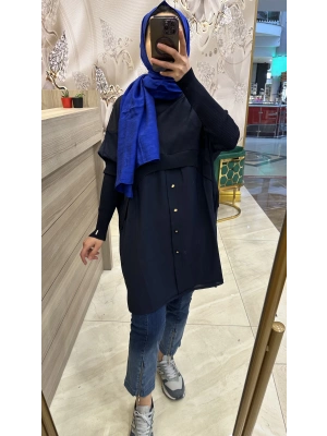 İnvee 6883 Tunik Lacivert