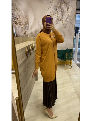 İnvee Yusufçuk Hardal Hırka