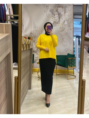 İnvee Evaze Tunik Sarı 5879