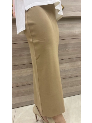 İnvee Merserize Camel Etek