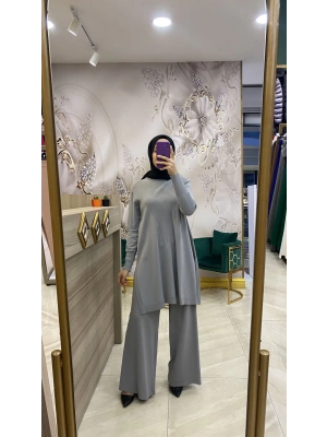 İnvee Merserize Gri pantolon