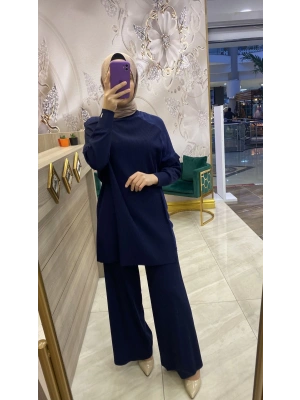 İnvee Merserize pantolon Lacivert